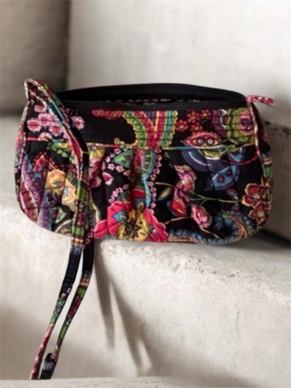 Vibrant Floral Women's Bag small cotton phone bag